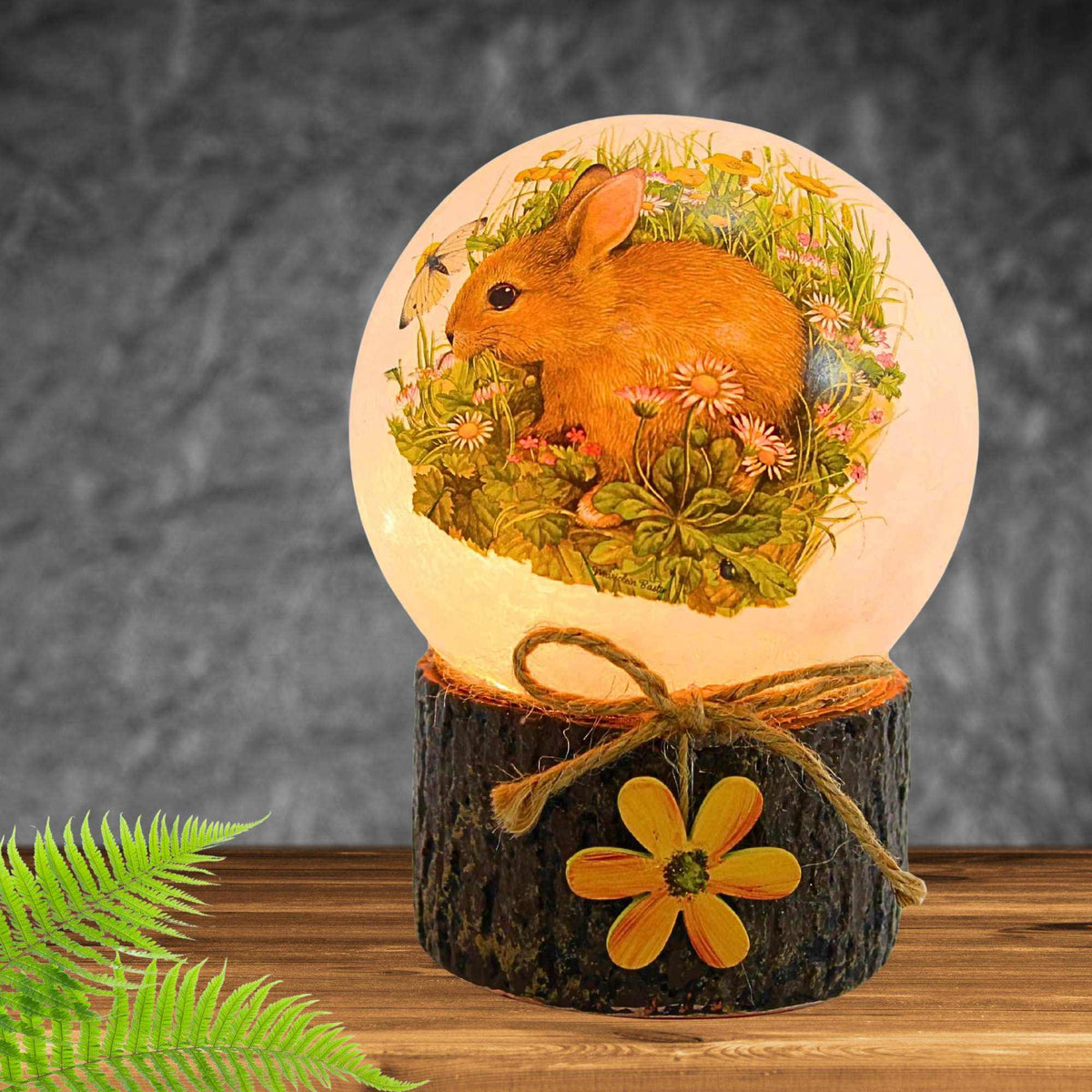 Stony Creek Spring Bunny Pre-Lit Ball - - SBKGifts.com
