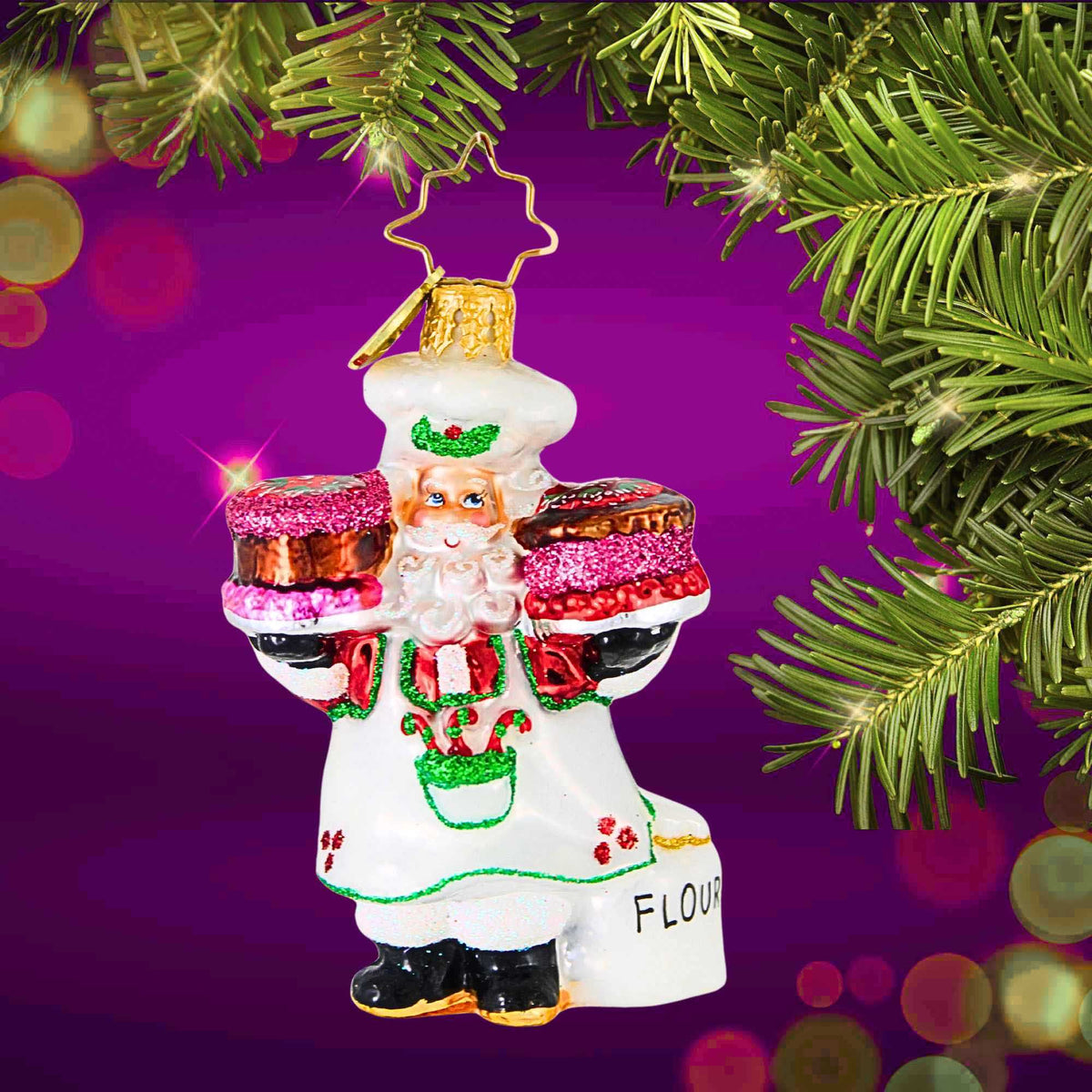 Christopher Radko Sugar & Spice Santa Gem - - SBKGifts.com