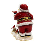 Hinged Trinket Box Santa With Cardinal Box - - SBKGifts.com