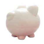 Pink Ombre Piggy Bank - One Bank 7.75 Inch, Ceramic - Save Money 3707Pk (40745)