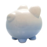 Child To Cherish Blue Ombre Piggy Bank - One Bank 7.75 Inch, Ceramic - Money Save 3707Bl (40747)