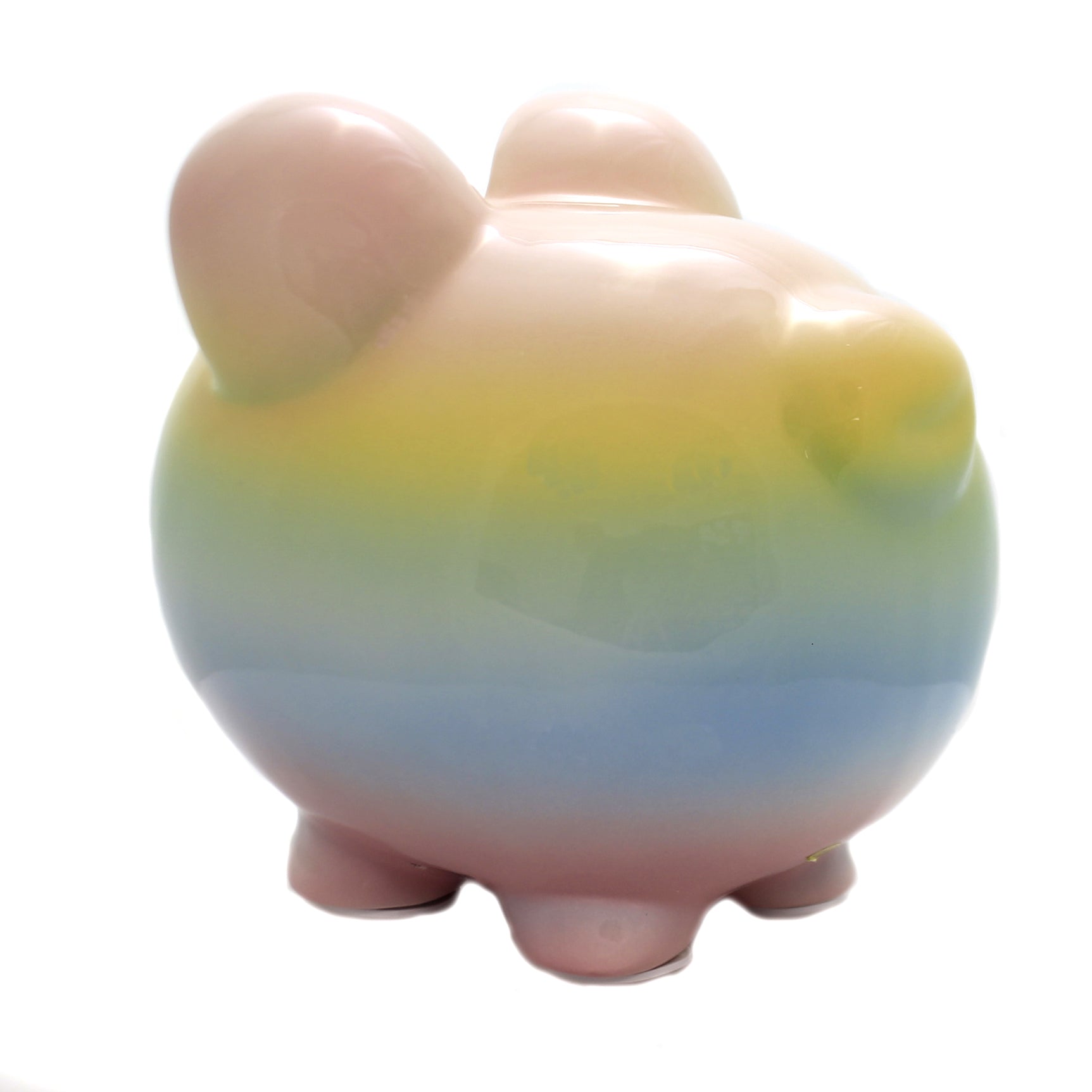 Child To Cherish Rainbow Ombre Bank - One Bank 7.75 Inch, Ceramic