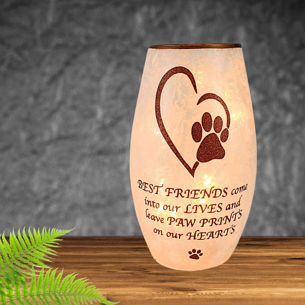 Stony Creek Best Friend Pet Pre-Lit Vase - - SBKGifts.com