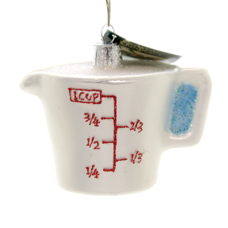 (40905) Old World Christmas Measuring Cup, 2.50 Inch, Ingredients 32392
