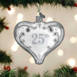 Old World Christmas 25Th Anniversary Heart - - SBKGifts.com