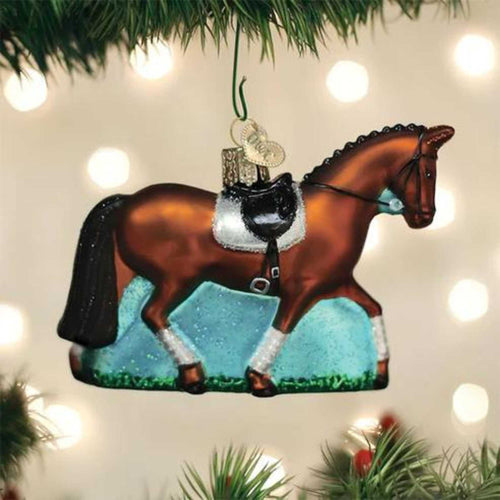 Old World Christmas Dressage Horse - - SBKGifts.com