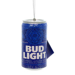 Kurt S. Adler Bud Light Beer Can - One Ornament 3 Inch, Glass - Anheuser-Busch Alcohol Ab1111 (41004)