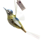 Inge Glas Olde Flyer Glass Bird Nylon Wings Ornament 10142S018 (41124)