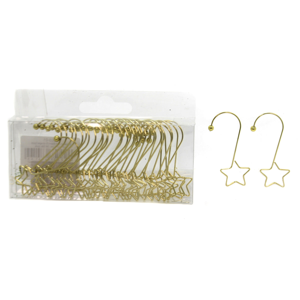 (41130) S-Shaped Gold Hook With Star