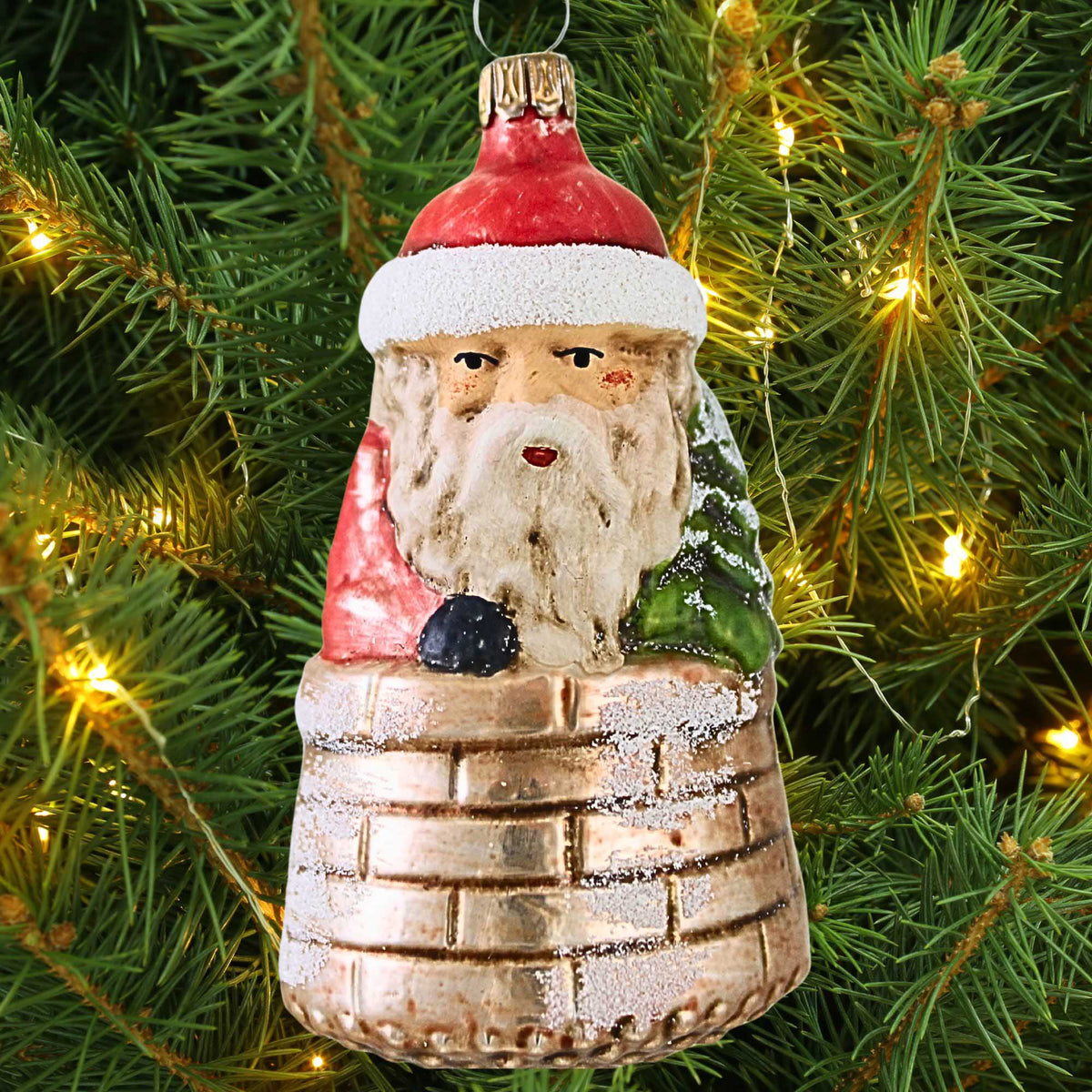 Marolin Nicholas With Tree In The Chimney - - SBKGifts.com