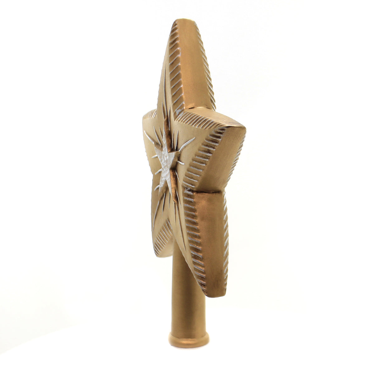 Marolin Big Binary Star Gold & Silver - - SBKGifts.com