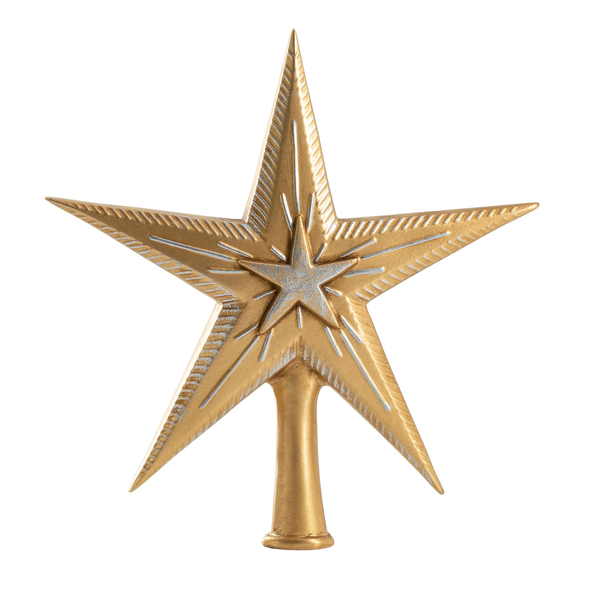 Marolin 7 Inch Binary Star Silver & Gol - - SBKGifts.com