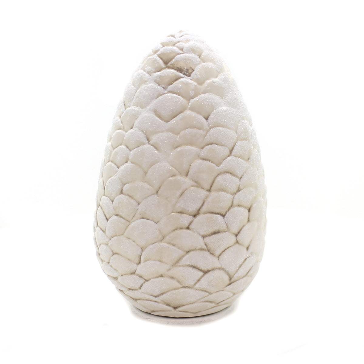 Marolin White Pinecone W/ Face - - SBKGifts.com