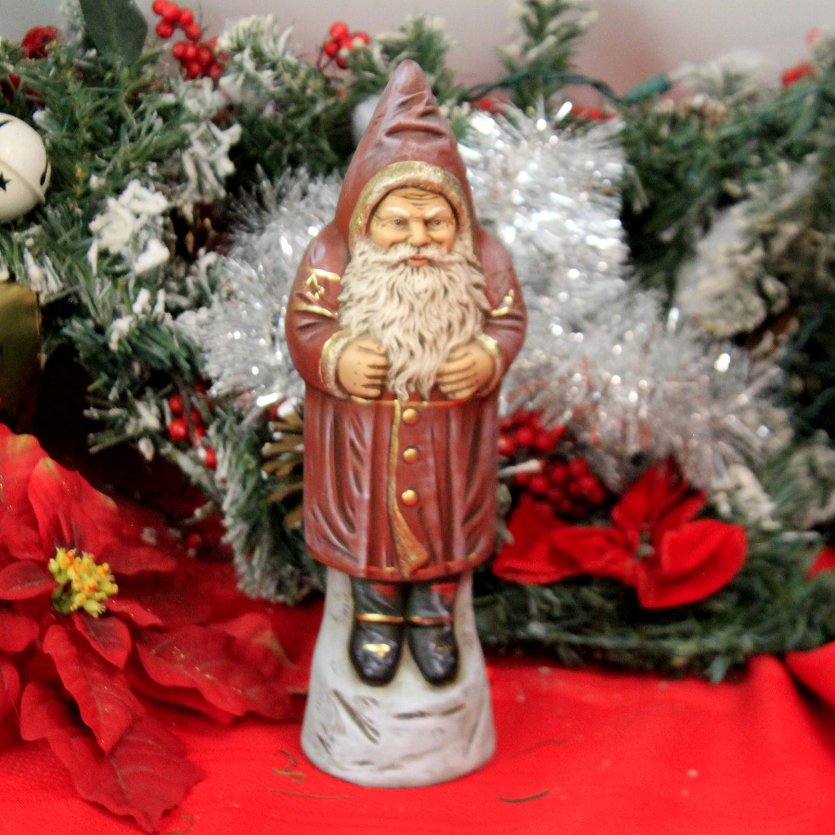Marolin Red Santa On Base - - SBKGifts.com