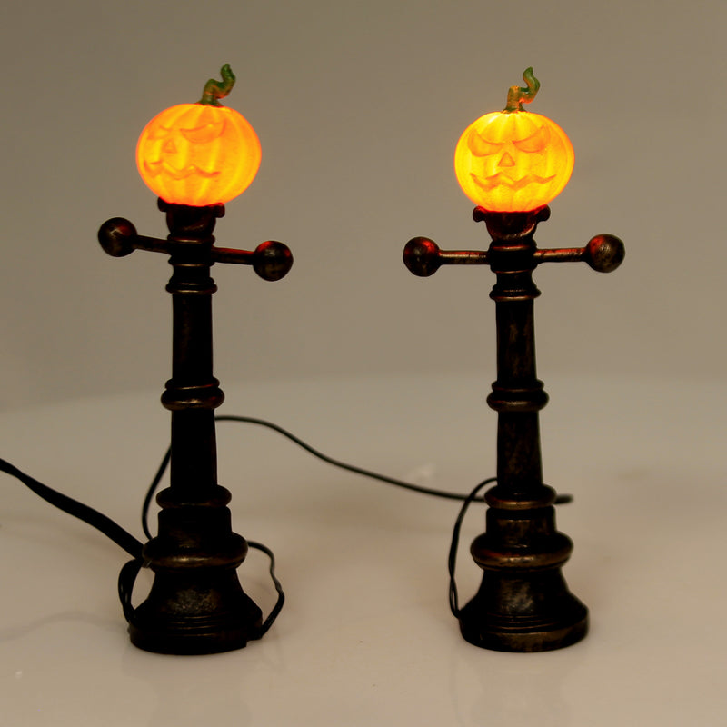 Department 56 Accessory Halloween Street Lamps - - SBKGifts.com