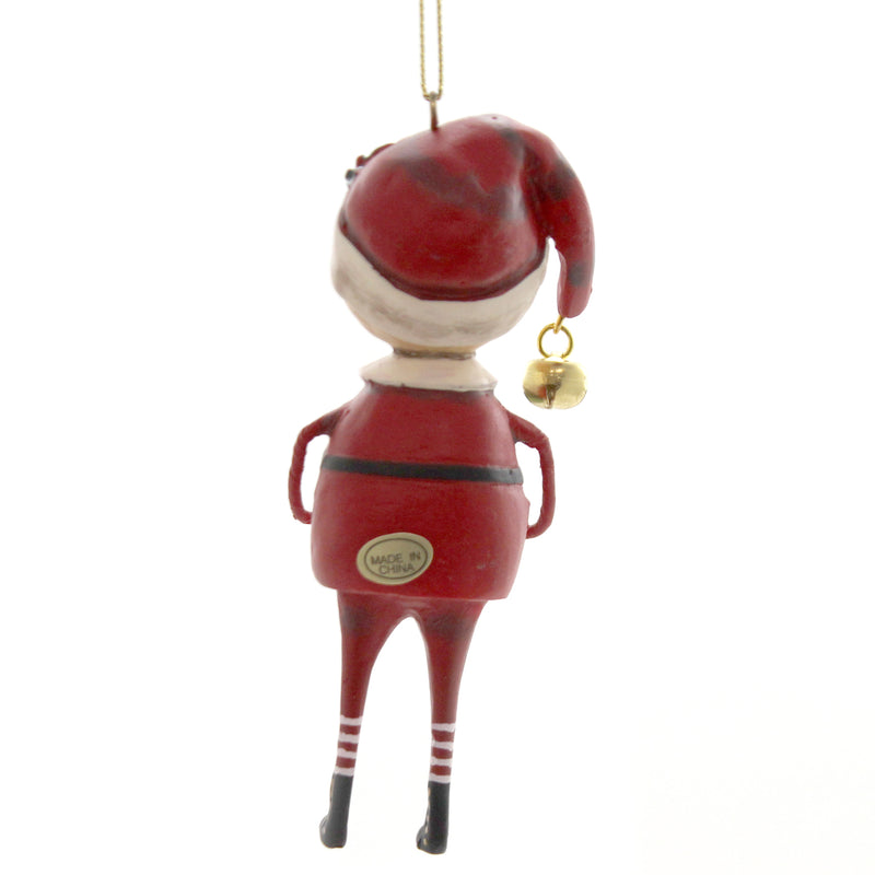 Lori Mitchell Playing Santa Ornament - - SBKGifts.com