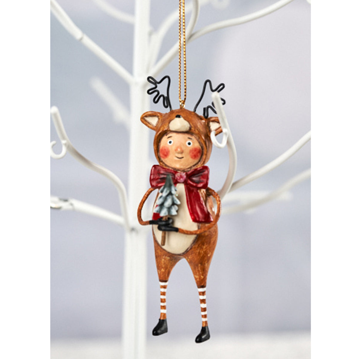 Lori Mitchell Little Dasher Ornament - - SBKGifts.com