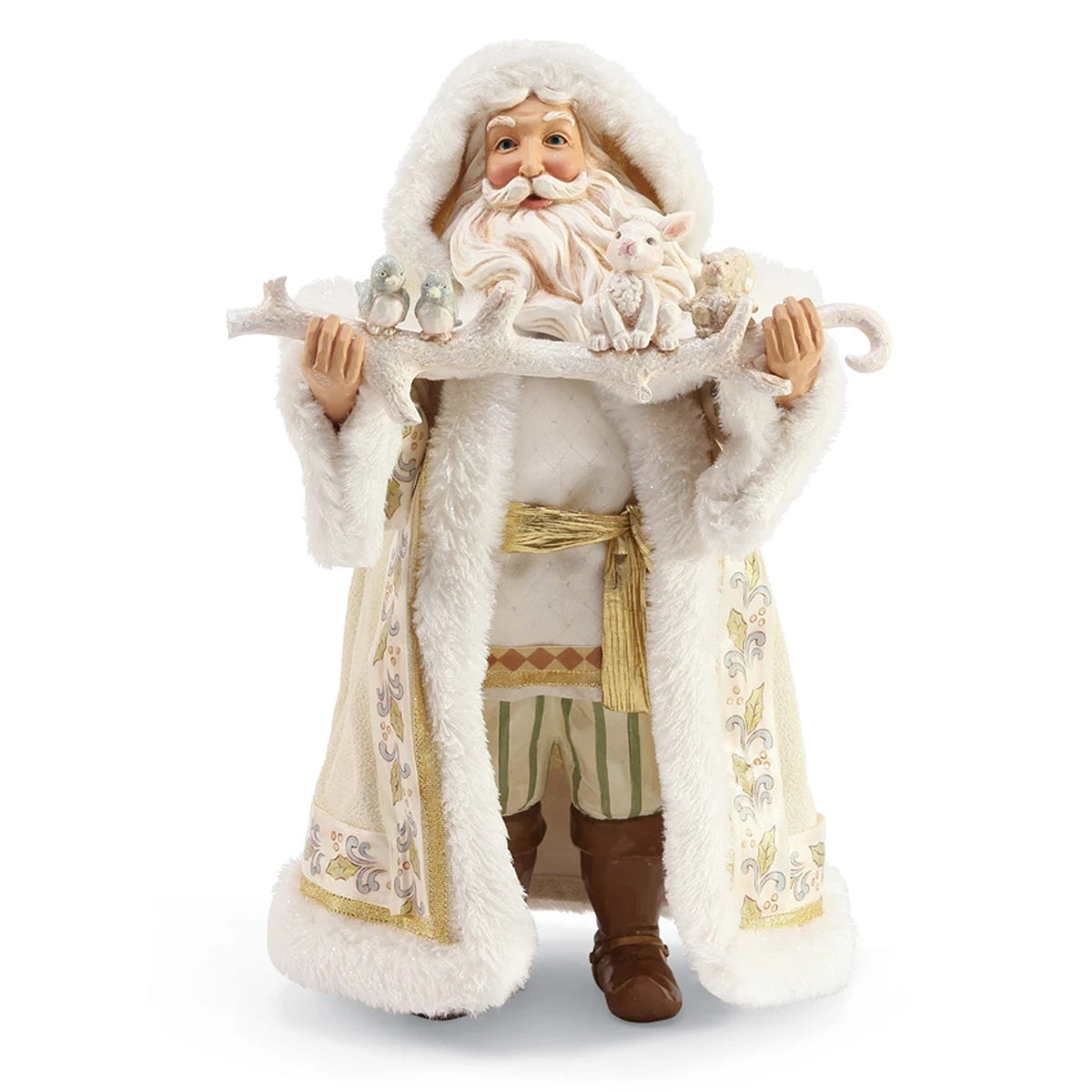Possible Dreams Jim Shore Winter White Santa - - SBKGifts.com