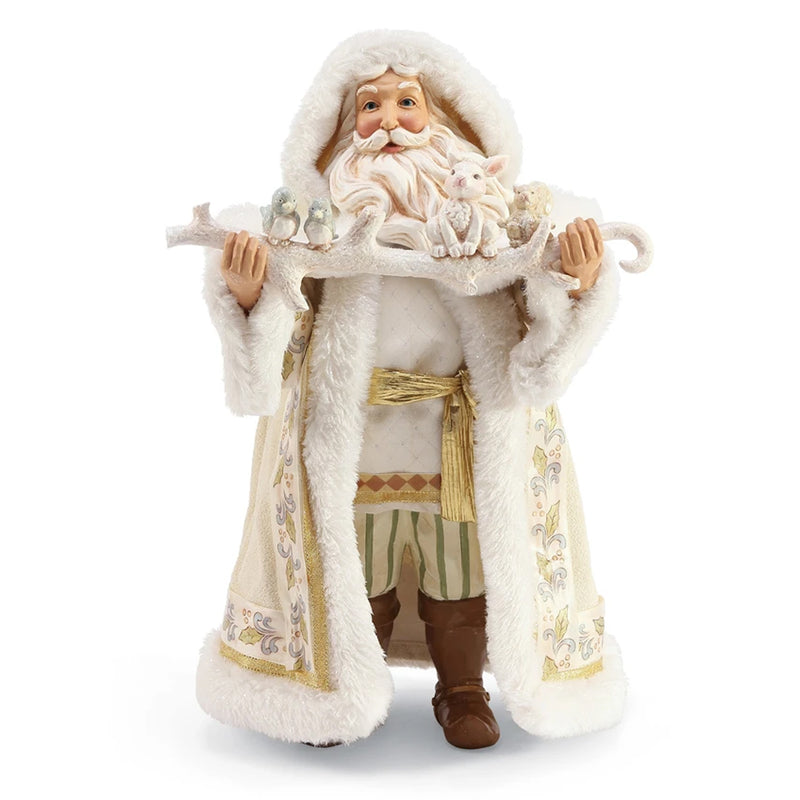 Possible Dreams Jim Shore Winter White Santa - - SBKGifts.com