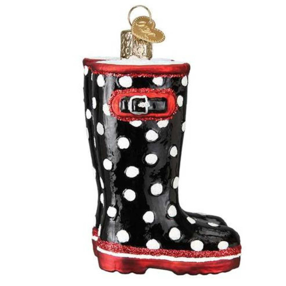 Old World Christmas Rubber Boots - - SBKGifts.com