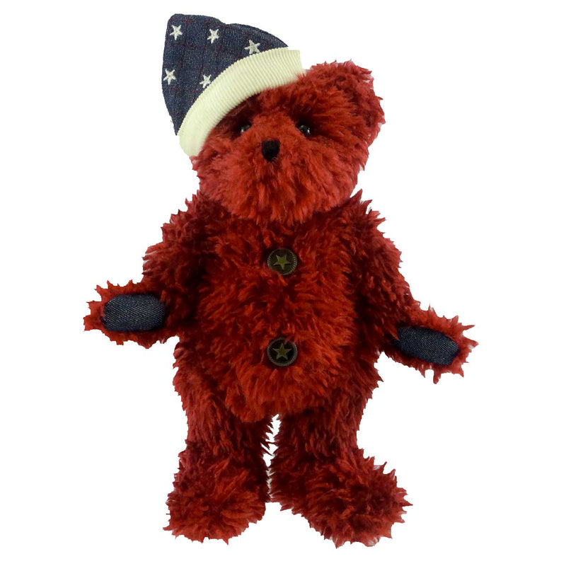 Boyds Bears Plush Liberty Q Spangler Fabric Patriotic Best Dressed Star 904444 (4175)