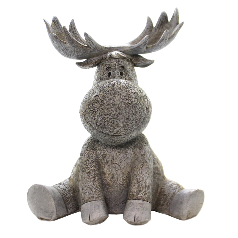 Moose Pudgy Pal - One Garden Statue 10.25 Inch, Polyresin - Summer Spring 12156 (41761)