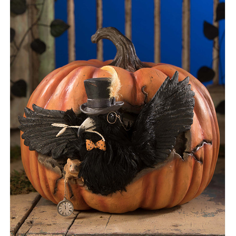 Halloween Cawing Pumpkin - - SBKGifts.com