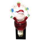 Christmas Santa Gifts Led Night Light Plastic Snowflakes Flashing 164072 (41889)