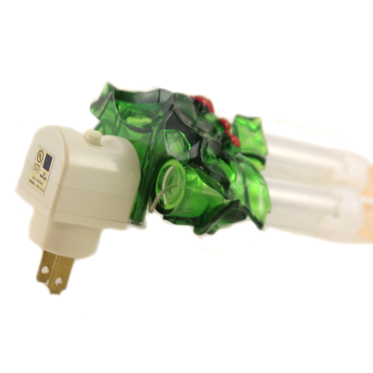 Roman Candle With Holly Night-Light - - SBKGifts.com