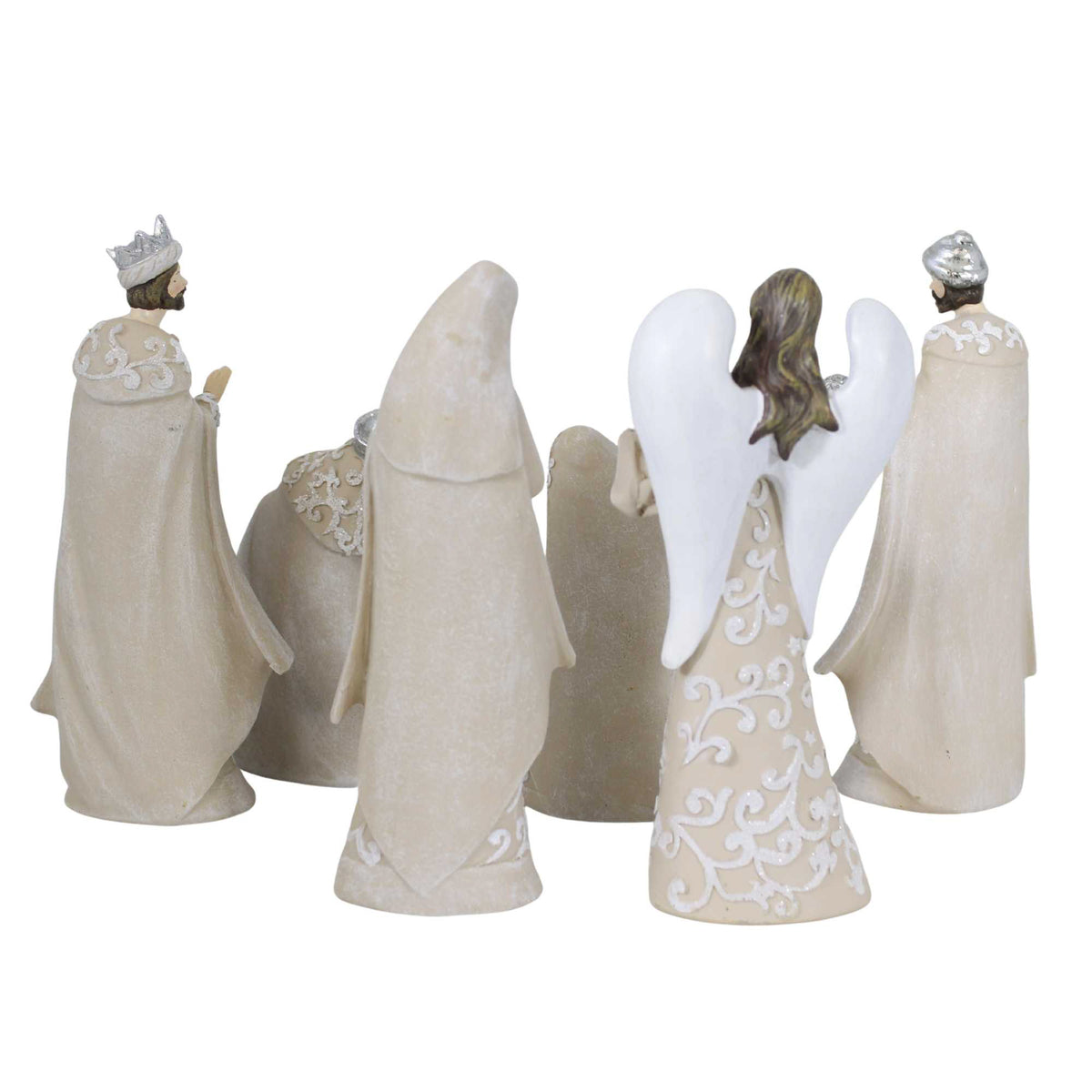 Roman Nativity Set W/ Angel - - SBKGifts.com