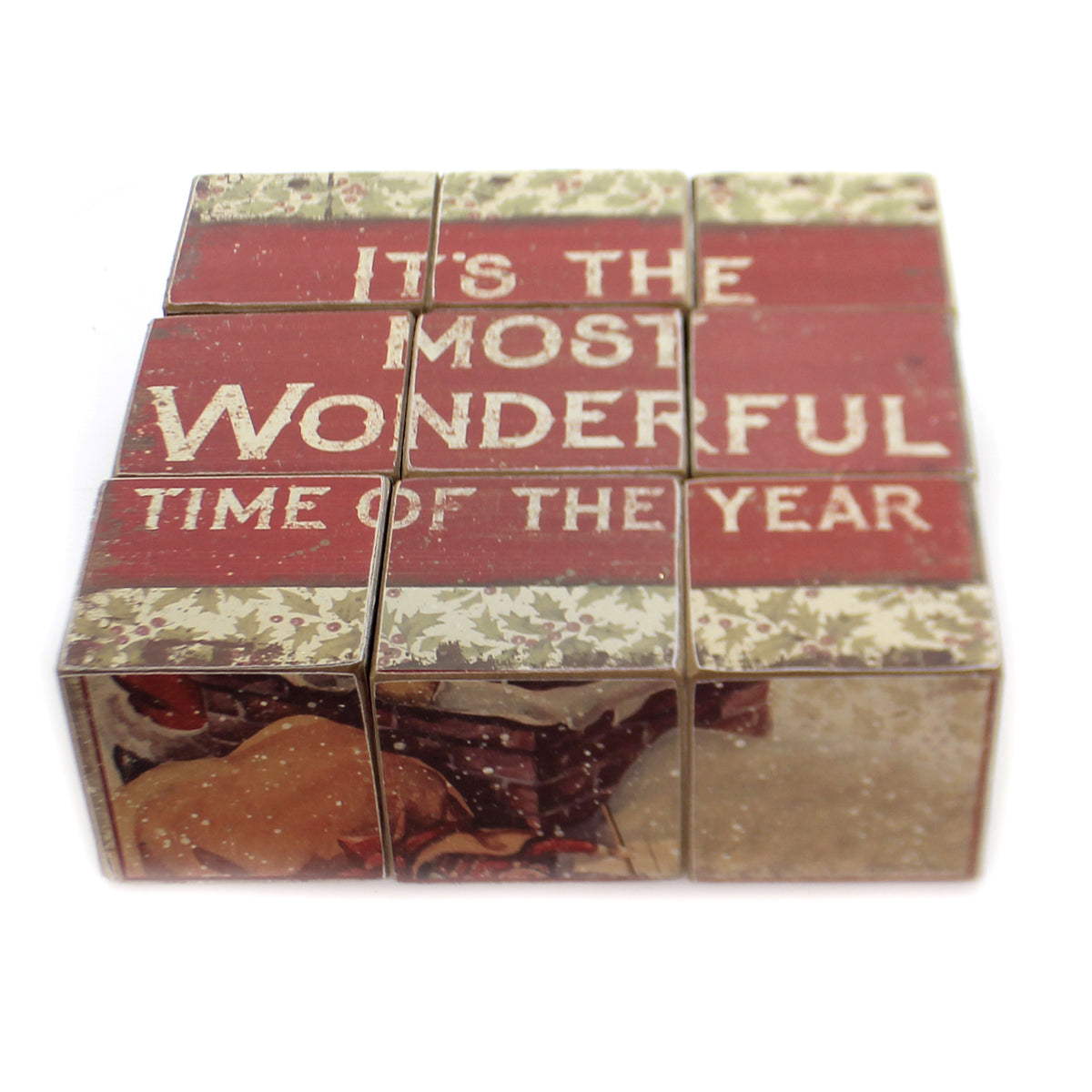 Christmas Santa Block Puzzle - - SBKGifts.com