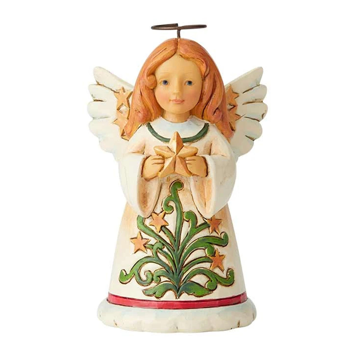 Jim Shore Mini Angel With Star - - SBKGifts.com