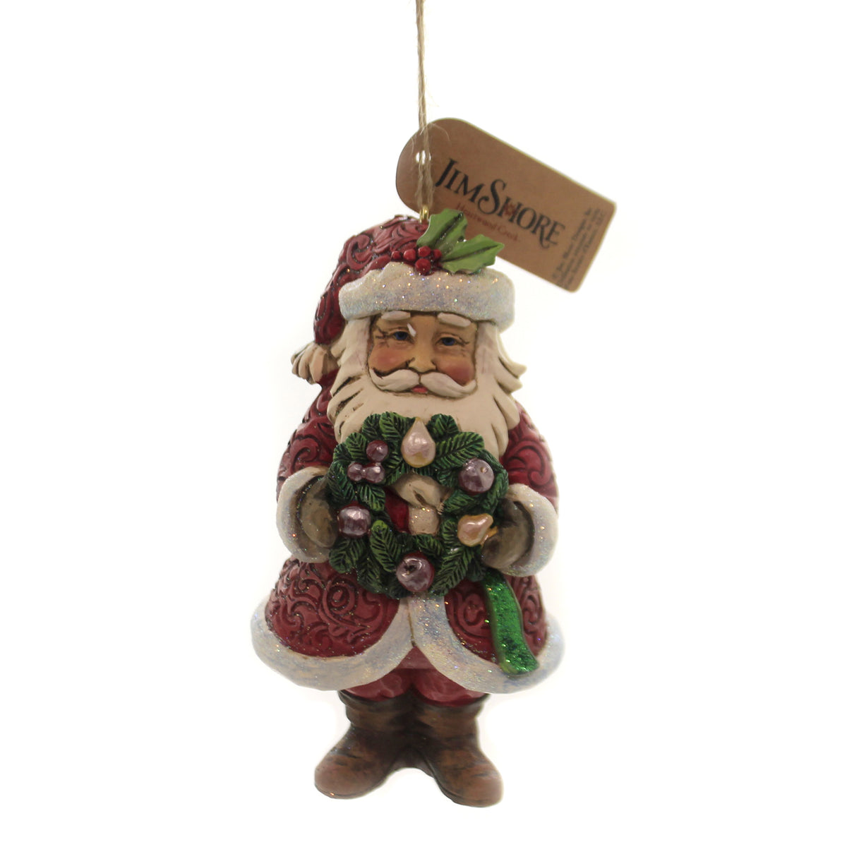 (42354) Winter Wonderland Santa W/Wreath