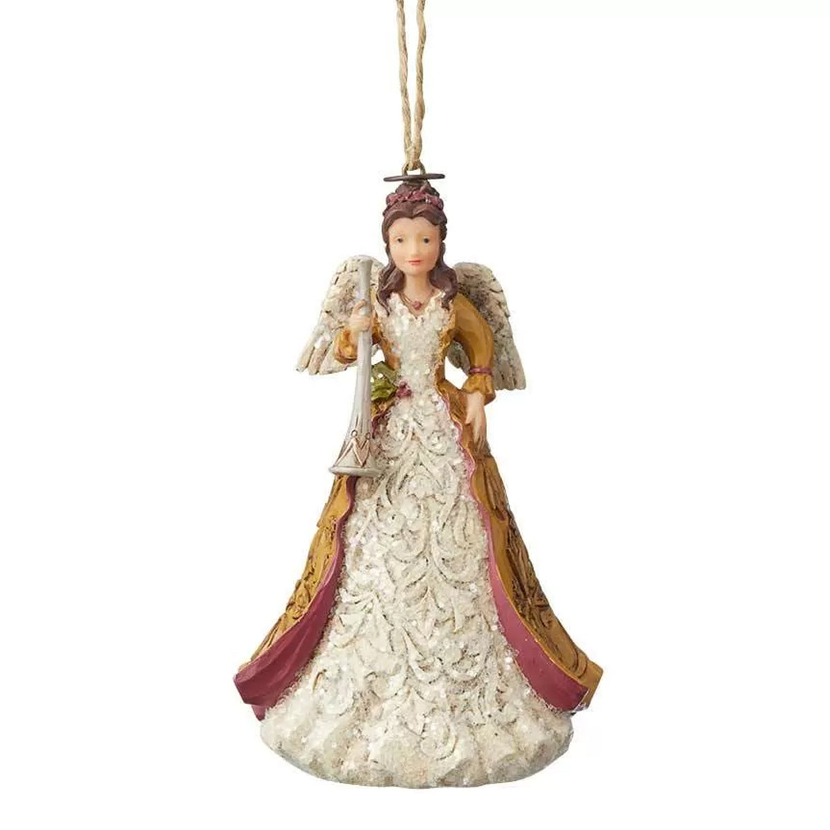 Jim Shore Victorian Angel With Horn - - SBKGifts.com