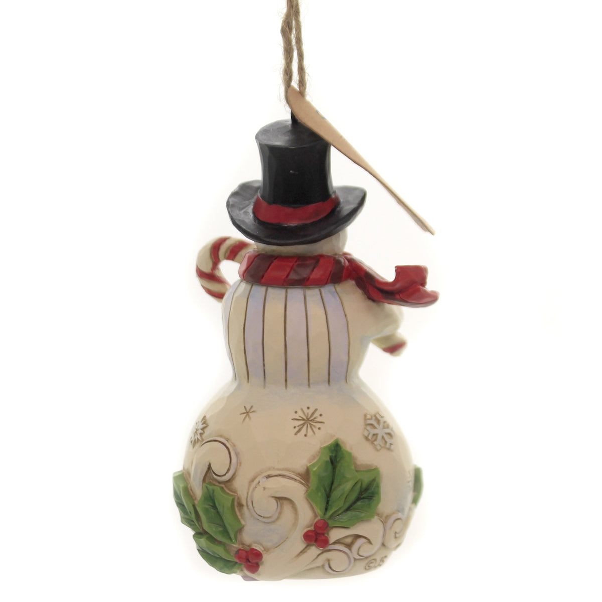 Jim Shore Snowman With Candy Cane - - SBKGifts.com