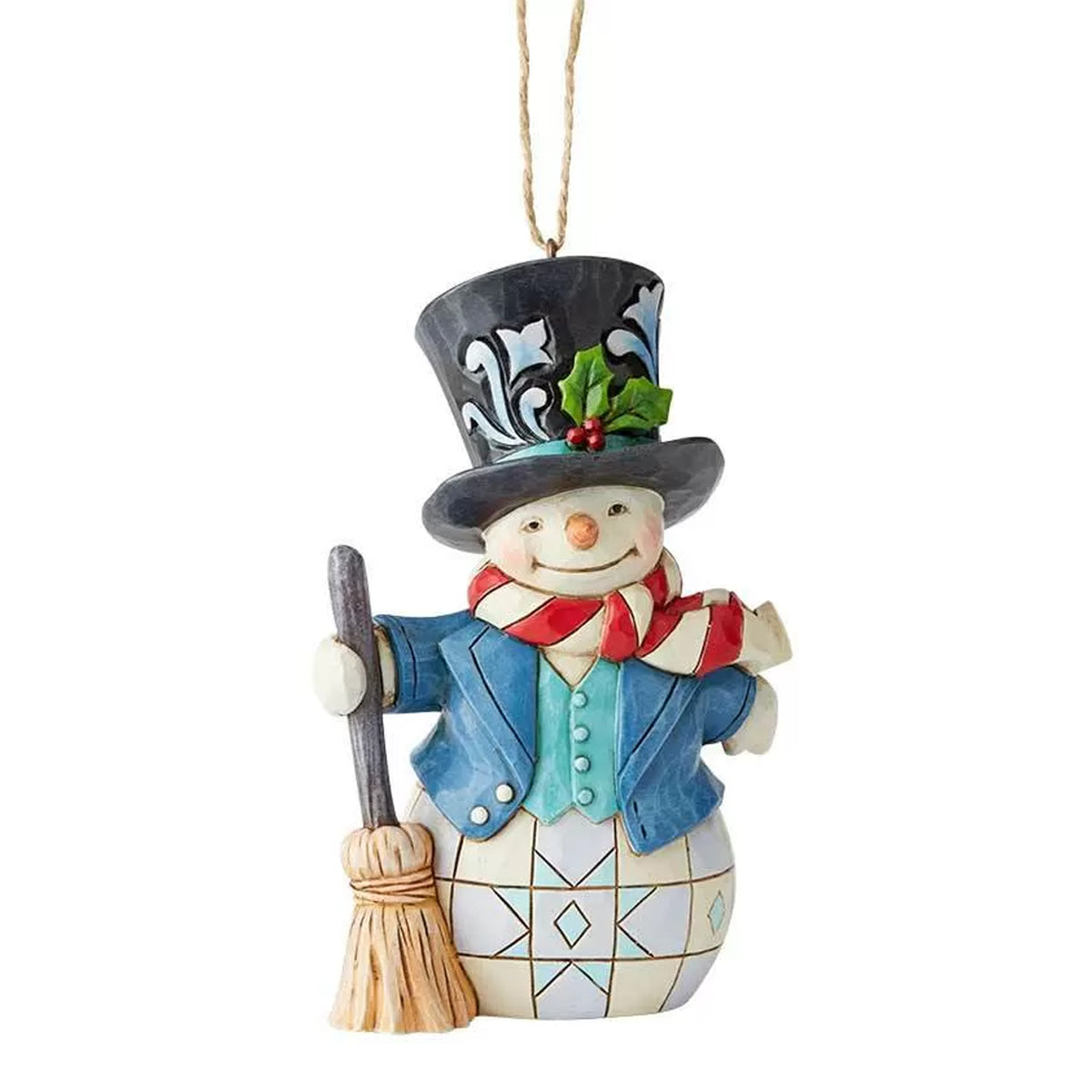 Jim Shore Snowman With Top Hat. - - SBKGifts.com