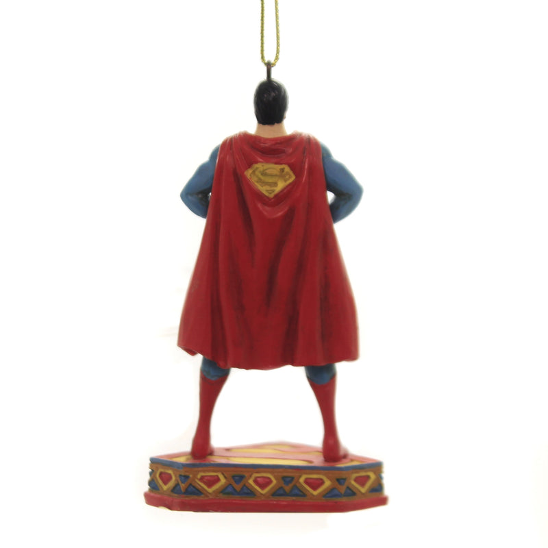 Jim Shore Man Of Steel Ornament - - SBKGifts.com
