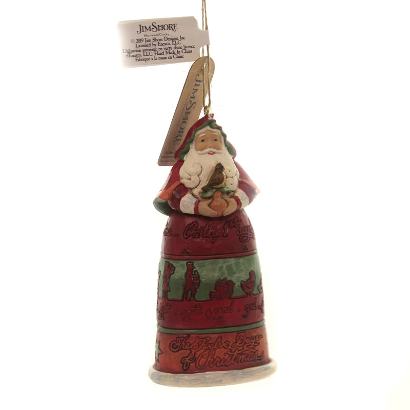 Jim Shore 12 Days Of Christmas Santa Ornament On The First Day 6004300 (42374)