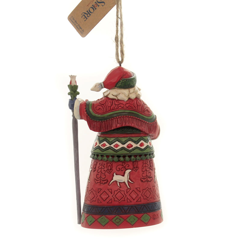Jim Shore Lapland Santa With Staff - - SBKGifts.com