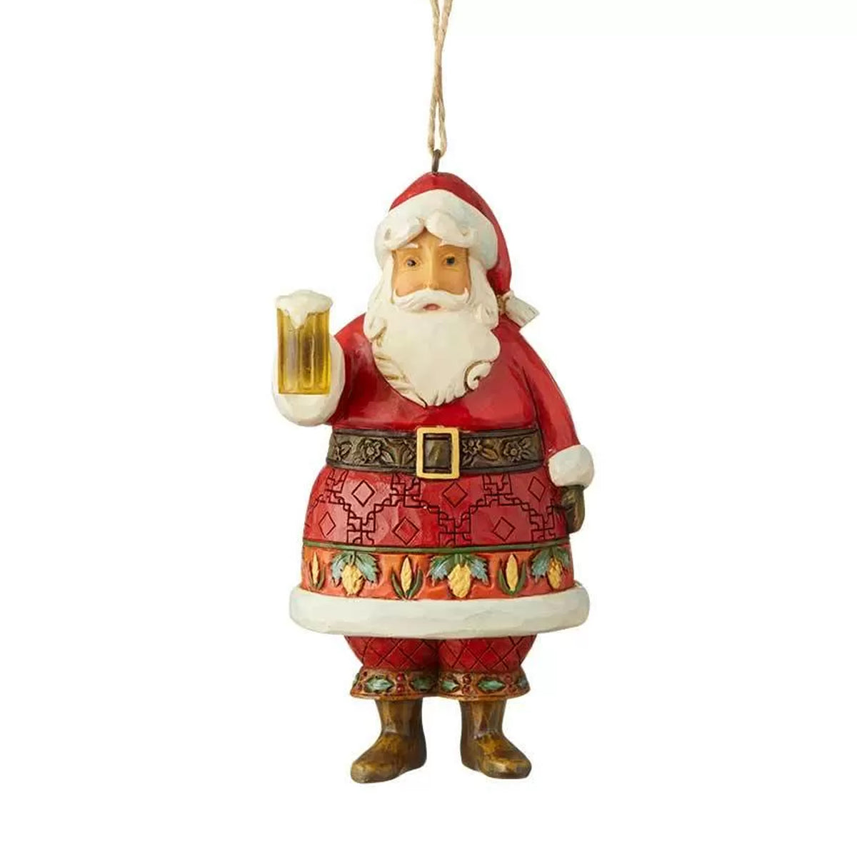Jim Shore Craft Beer Santa - - SBKGifts.com