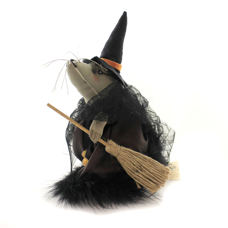 Joe Spencer Reba Rat Fabric Halloween Witch Broom Fgs75080 (42436)