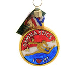 Gymnastics - 3.5 Inch, Glass - Strength Gold Medal 44145 (42459)