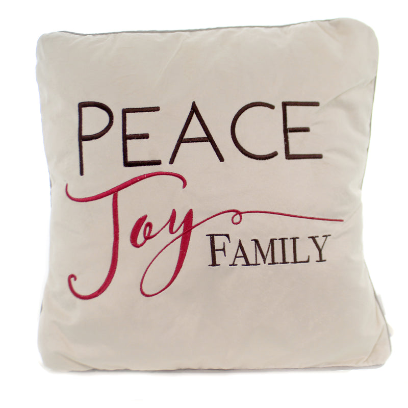 (42463) Peace Joy Family Pillow