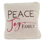 Ganz Peace Joy Family Pillow - One Pillow 16 Inch, Polyester - Home Decor Ex25601 (42463)
