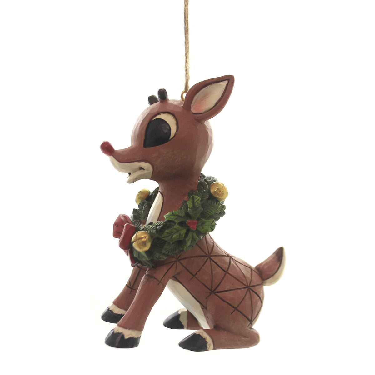 (42466) Rudolph W/ Wreath Around Neck