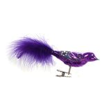 Golden Bell Collection Purple Bird Feather Tail - - SBKGifts.com