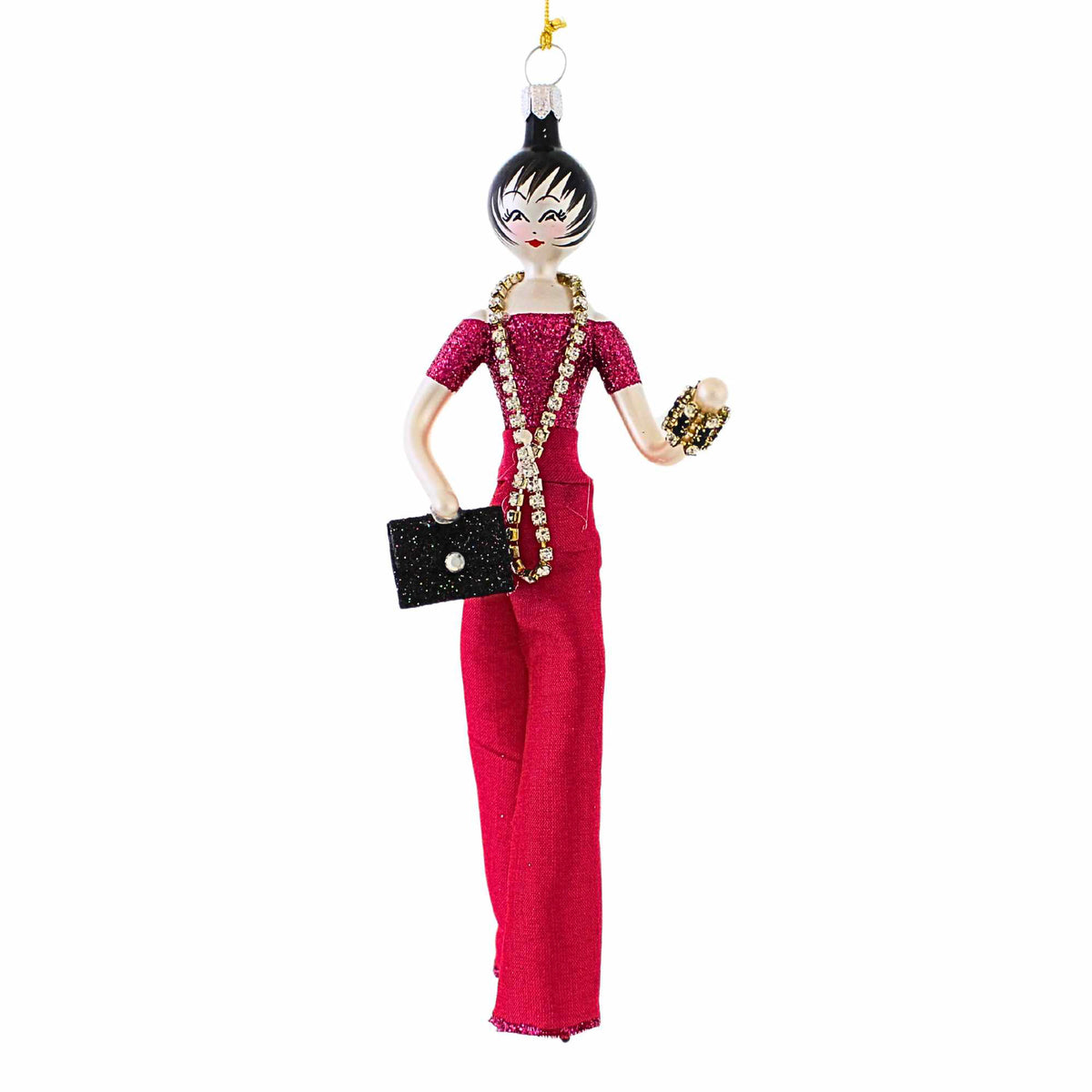(42851) Lady With Fuchsia Pants