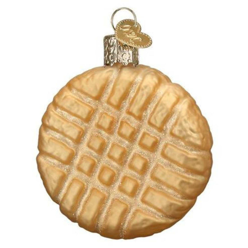 Old World Christmas Peanut Butter Cookie - One Ornament 2.75 Inch, Glass - Ornament Girl Scout Pastry 32410 (43094)