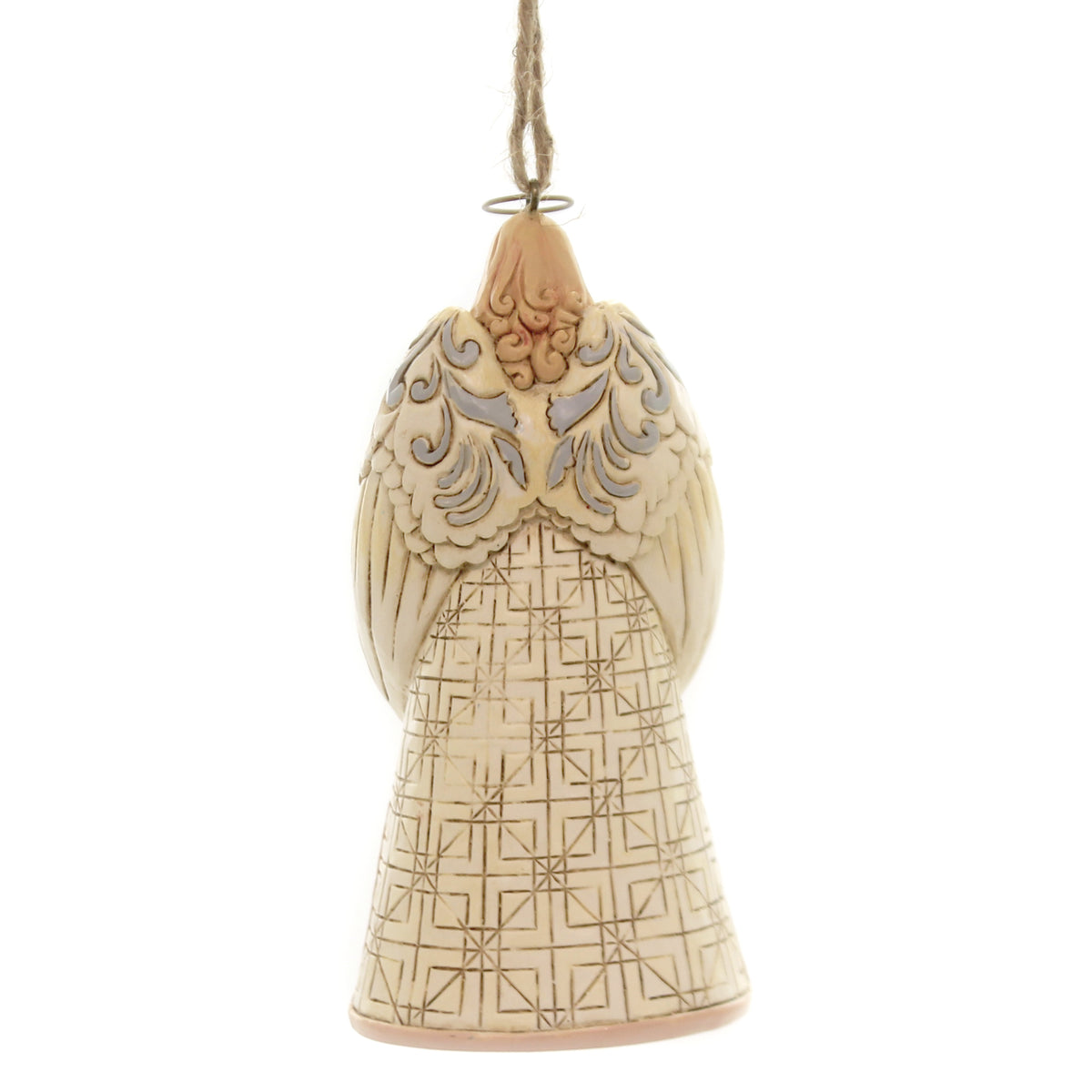 Jim Shore White Woodland Nativity Angel - - SBKGifts.com