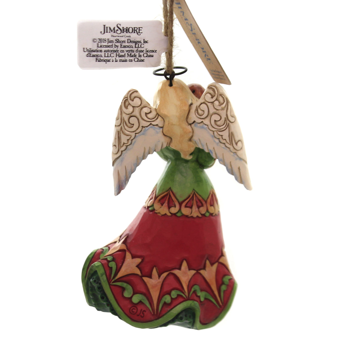 Jim Shore Angel Holding Dog - - SBKGifts.com
